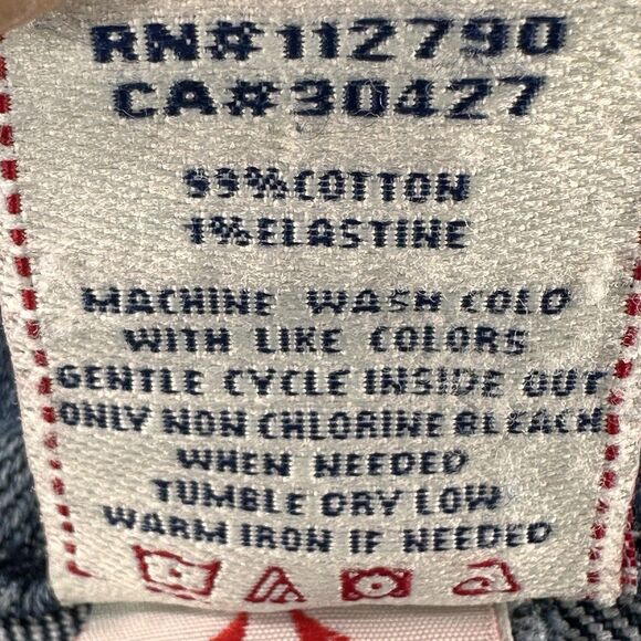 TRUE RELIGION - Women's Size 27 World Tour Joey Super T Blue Jeans  A46 - Picture 11 of 16